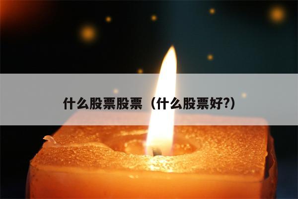 什么股票股票（什么股票好?）