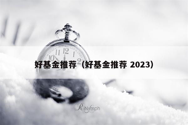 好基金推荐（好基金推荐 2023）