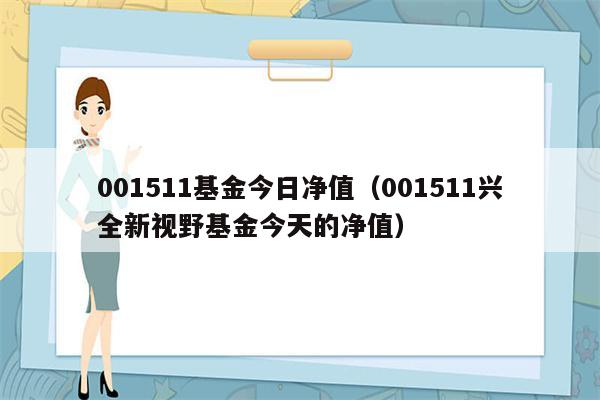 001511基金今日净值（001511兴全新视野基金今天的净值）