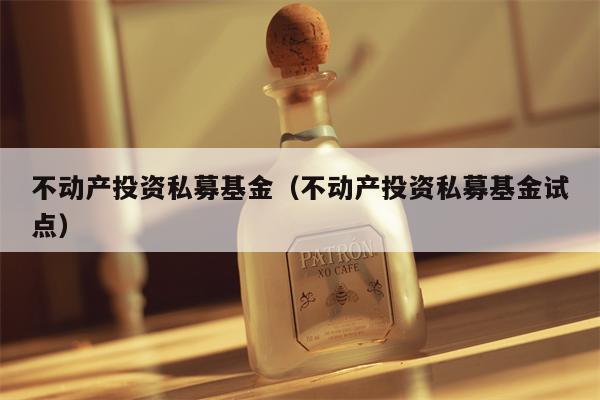 不动产投资私募基金（不动产投资私募基金试点）