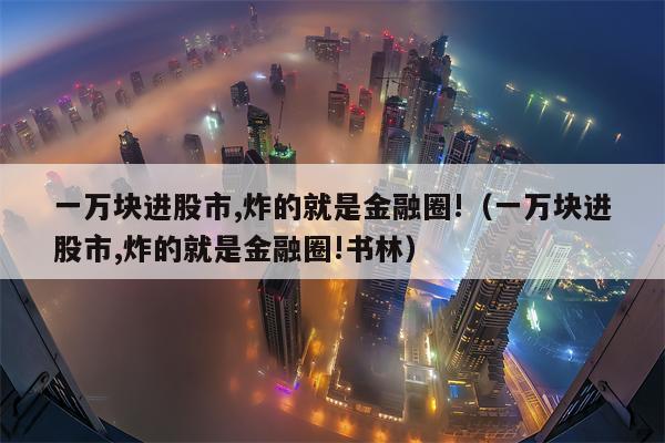 一万块进股市,炸的就是金融圈!（一万块进股市,炸的就是金融圈!书林）