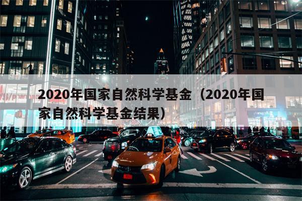 2020年国家自然科学基金（2020年国家自然科学基金结果）