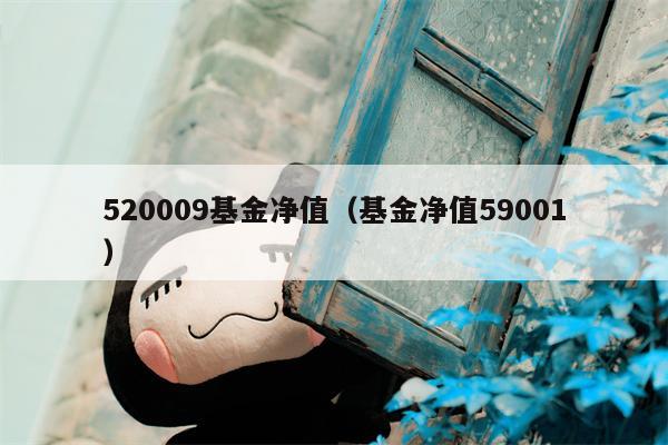 520009基金净值（基金净值59001）