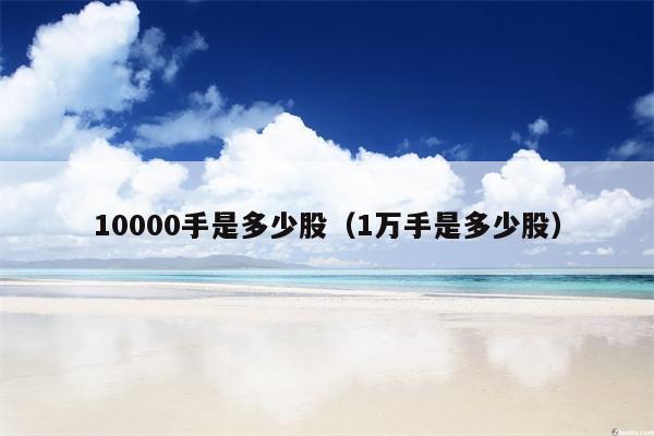 10000手是多少股（1万手是多少股）