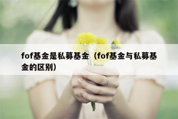 fof基金是私募基金（fof基金与私募基金的区别）