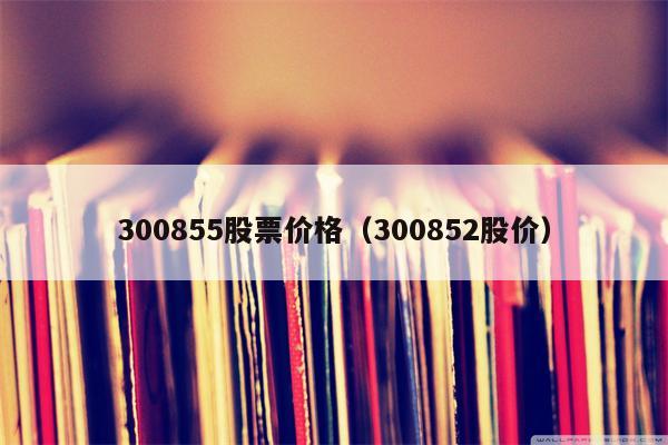 300855股票价格（300852股价）