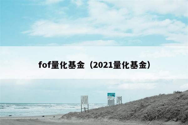 fof量化基金（2021量化基金）