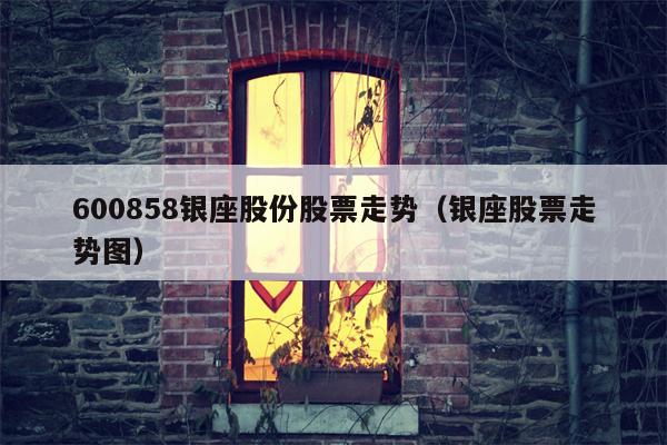 600858银座股份股票走势（银座股票走势图）