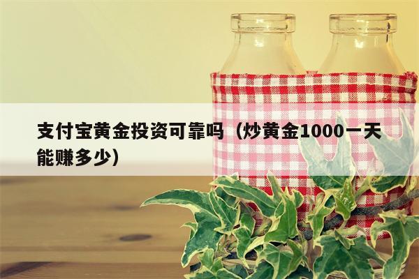 支付宝黄金投资可靠吗（炒黄金1000一天能赚多少）