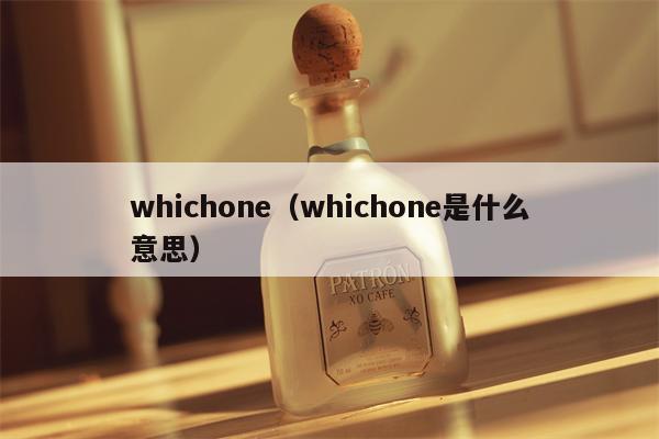 whichone（whichone是什么意思）