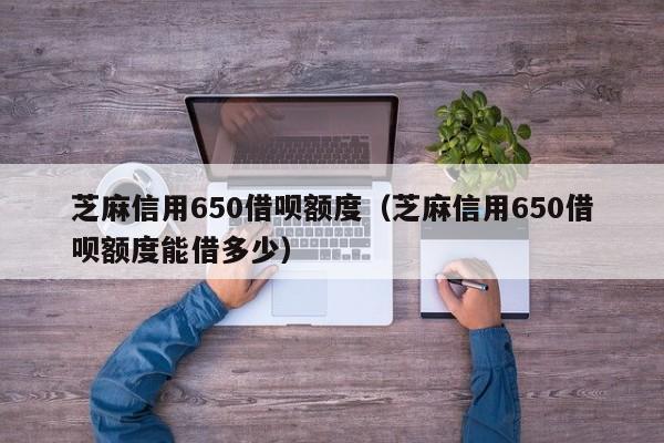 芝麻信用650借呗额度（芝麻信用650借呗额度能借多少）