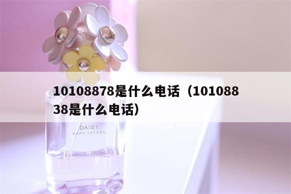 10108878是什么电话（10108838是什么电话）