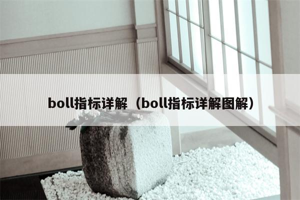 boll指标详解（boll指标详解图解）