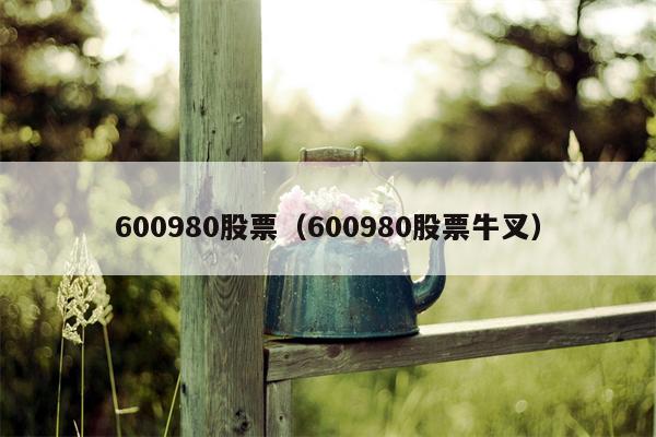 600980股票（600980股票牛叉）