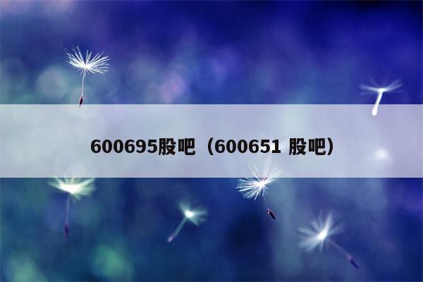 600695股吧（600651 股吧）