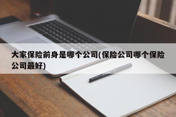 大家保险前身是哪个公司(保险公司哪个保险公司最好)