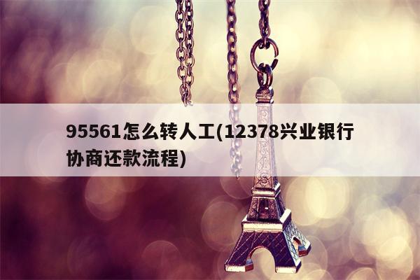 95561怎么转人工(12378兴业银行协商还款流程)