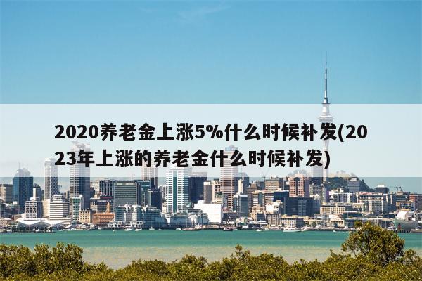 2020养老金上涨5%什么时候补发(2023年上涨的养老金什么时候补发)