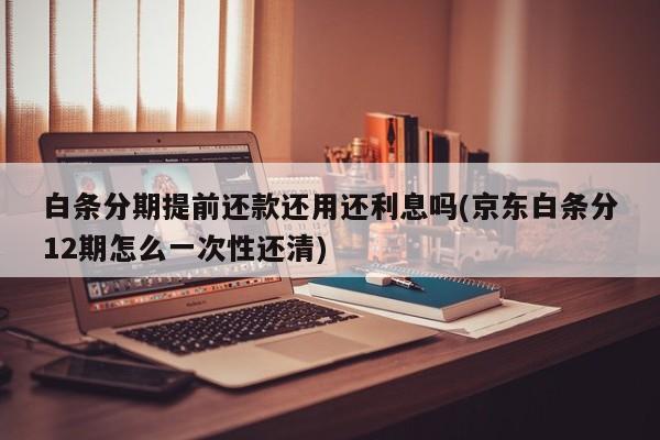 白条分期提前还款还用还利息吗(京东白条分12期怎么一次性还清)